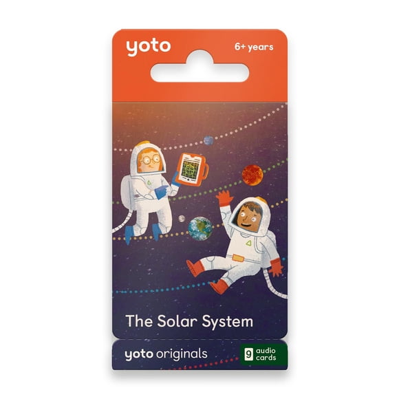 Tarjetas de audiolibro Yoto The Solar System para niños mayores de 6 años