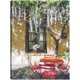 thumbnail image 1 of Cuadro Decorativo - Café del jardín Jr Impresión en canvas, estrechado., 1 of 2