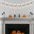thumbnail image 5 of Beautynvta Halloween Hanging Banners Decorations, Cute Ghost, Spooky Pumpkin, Scary Skull and Skeleton Decorative Halloween Banners for Indoor Outdoor Wall Fireplace Doorways Decor, 5 of 6