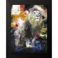 thumbnail image 2 of Design Fabrikken 15x18 Black Modern Framed Museum Art Print Titled - Lion, 2 of 5