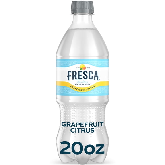 Fresca Citrus Soda Pop Bottle, 20 fl oz