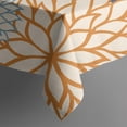 thumbnail image 4 of Rectangle Waterproof Tablecloth Floral Art Modern Classic Reusable Indoor/Outdoor Durable Table Cover for Kitchen and Dining Room 60 Inch X 120 Inch, 4 of 6