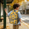 thumbnail image 6 of Boston Terrier Orange Pattern 17" School Backpacks for Teens,Waterproof Oxford Fabric,S-Shape Padded Straps for School,Travel,Hiking,Camping, 6 of 6