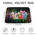 thumbnail image 2 of My Lit-tle Pony Bathroom Rugs, Extra Soft And Absorbent Bath Mat, Non-Slip, Machine Washable Doormat, Quick Dry Bath Carpet for Bathroom Floor, Tub, Shower, 2 of 8