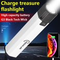 thumbnail image 3 of Linternas Led Recargables Por Usb, Linterna De Emergencia, 3 Modos De Iluminación, Linterna Impermeable Para Acampar Al Aire Libre, Senderismo, Ciclismo Advancent HA035394-00, 3 of 6