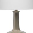 thumbnail image 3 of Benjara BM242122 Ceramic Table Lamp with Single Gourd Design, White & Grey, 3 of 5