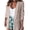Khaki, variant on LEAVINGSUO 2023 Fall Winter Plus Size Coats for Women Clearance Women's Workout Fall Cropped Long Sleeve Notched Sexy Casual Blazers Top Coat