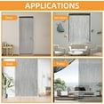 thumbnail image 6 of 2 Pcs Glitter String Curtains Doorway Beads Curtains, 39 x 79 Inch Hanging Fringe Hippie Room Divider Door String Curtain Boho Doors Tassel for Doorways, Windows, Closet, Privacy Decor, 6 of 24