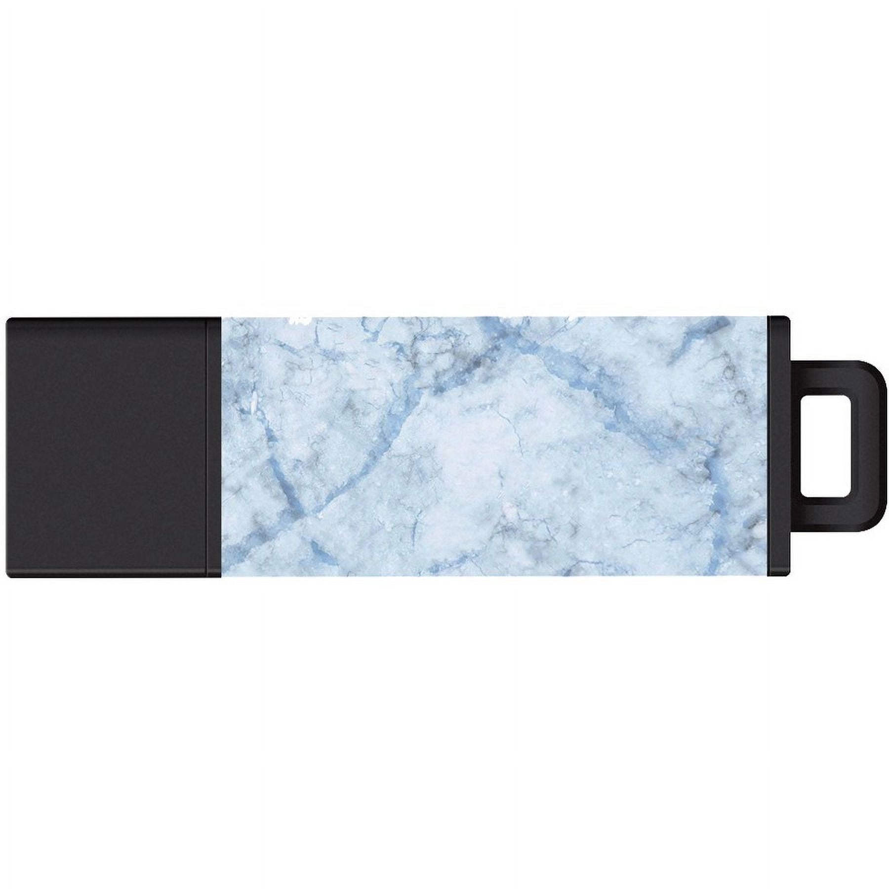 Centon 128GB DataStick Pro2 USB 3.0 Flash Drive - 128 GB - USB 3.0 - Marble Frozen