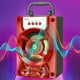 thumbnail image 4 of Puntoco Micrófono Audio Máquina Integrada Altavoz Bluetooth Inalámbrico Portátil Karaoke Danza Subwoofer Pago Doméstico Pequeña Reunión De Audio Familia, 4 of 8