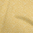 thumbnail image 1 of oneOone Popeline de Coton Tissu Jaune Alphabet Matériel de Robe Tissu Imprimé Tissu au Mètre 56 Pouces de Large, 1 of 4