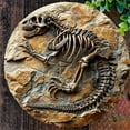 thumbnail image 1 of 2D Dinosaur Fridge Art Style Hanging Decoration Aluminum Metal Round Metal Tablet Wall Art Decoration, 1 of 9