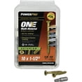 thumbnail image 3 of Tornillos POWERPRO #10 x 3,8 cm de acero recubiertos con epoxi color bronce, 3 of 9