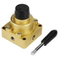 thumbnail image 2 of 3 Position 4 Ways Air Pneumatic Hand Lever Valve  with Plastic Lever for Easy Maintenance and Stable Performance, 2 of 7