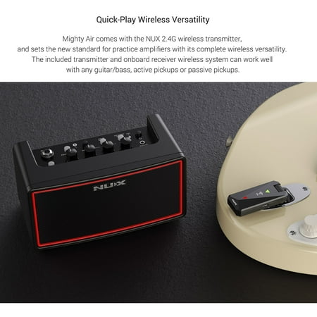 NUX Mighty Air Mini Wireless Stereo Modelling Electric Guitar Bass