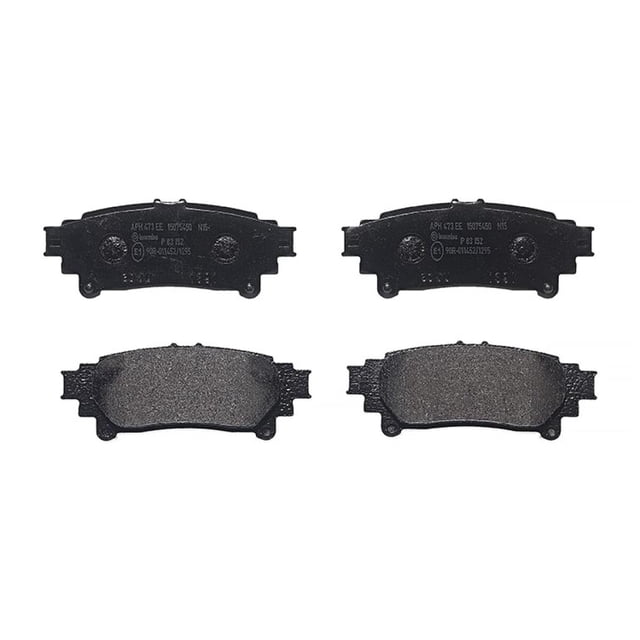 Balatas Bajos Metales BREMBO 2015 A 2016 Toyota Trasero