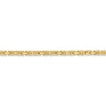 thumbnail image 3 of Auriga Fine Jewelry 14K Yellow Gold 2mm Byzantine Chain Necklace 24 inch for Women, 3 of 6