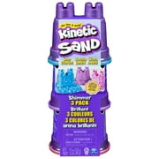 Kinetic Sand, Shimmer Sand 3 Pack with Molds and 12oz of Kinetic Sand