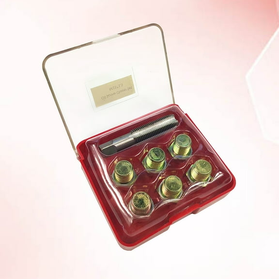 IDEANATEGRATE 13Pcs Garage Tool for Oil Drain Plug Repair and Sump Plug Repair