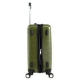 thumbnail image 5 of Wrangler Expandable Spinner Rolling Carry-on with 3-In-1 Cup Holder, USB Port and Phone Holder - Green, 5 of 6
