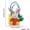 F, variant on Easter Baskets for Kids Easter Bunny Gift Bag Candy Bag Present Home Party Accessory Easter Tote Basket DIY Tote Bag