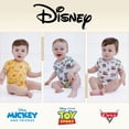 thumbnail image 3 of Disney Toy Story Baby Boys' 3-Pack Short Sleeve Bodysuits Blue White, 3 of 7