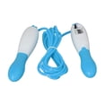 thumbnail image 4 of Cuerda para saltar, cuerda de PVC, cuerda para saltar de conteo ajustable de plástico para entrenamiento de adultos, prueba deportiva para estudiantes, azul, 4 of 12