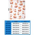 thumbnail image 4 of Blanket Super Cozy Soft Animal Throw Blanket Warm Plush Fluffy Foxes Stuff Gifts for Women Girls Flannel Gift Blankets for Kids Adults 80"X60", 4 of 6