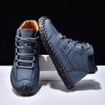 thumbnail image 2 of Chenyee Mens Casual Dress Shoes Ankle Boots Lightweight Slip On Loafers Mid top Walking Driving Shoes, 2 of 7