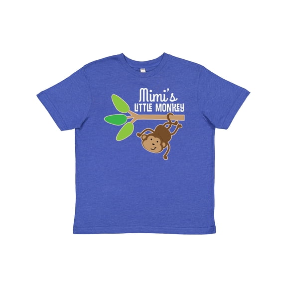 Inktastic Mimi Little Monkey Grandchild Gift Youth T-Shirt