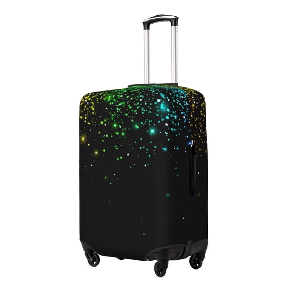 Fotbe Night Rainbow Sparkles Funda Protectora para Equipaje, Antirrayones y Resistente a la Suciedad, Compatible con Maletas de 18 a 32 Pulgadas-X-Large