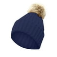 thumbnail image 3 of iHPH7 Warm Hat Skull Beanie Winter Hats for Women Womens Winter Hat Skull Cap Beanie Y2k Beanie Slouchy Beanie Navy One Size, 3 of 5