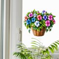thumbnail image 3 of Aqestyerly Colorful Flower Basket Window Sticker,Electrostatic Glass Film for Decorative Window Display,Living Room,Kitchen and Bedroom Accent, 3 of 6