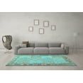thumbnail image 3 of Ahgly Company Indoor Rectangle Southwestern Light Blue Country Area Rugs, 7' x 10', 3 of 4