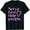 Black, variant on Serve God Help People Christian Novelty Graphic Womens T-Shirt Black Small