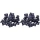 thumbnail image 1 of Tornillo Soporte Sillas de Montar Bases Atadura de Cables Soporte 23mmx16mm 60 Unidades Negro, 1 of 5
