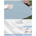 thumbnail image 6 of Sky Blue Beach Towels Oversized Super Absorbent, Modern Pure Winter Sky Blue Lightweight Bath Towel Quick Dry Sets For Bathroom/Pool/Rv Camping/Beach Play/Gym Room/Picnic 30"x60", 6 of 8