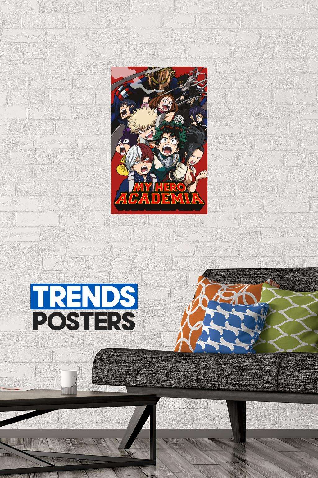 My Hero Academia - Key Art 2 Wall Poster, 14.725" x 22.375"