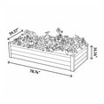 thumbnail image 5 of Absco AB1307 6 x 3 ft. Metal Rectangle Garden Bed, Surfmist, 5 of 10