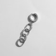thumbnail image 4 of Chain Dangle Earrings Fashion Titanium Steel Cool Hoop Earrings Punk Ear Cuff, 4 of 10