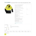 thumbnail image 2 of Port Authority J799S Menâ€™s Classic Safety Parka - Safety Yellow/ Black/Reflective - XS, 2 of 2