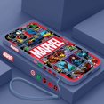 thumbnail image 3 of Marvel Avengers Poster Phone Case para Apple iPhone 15 14 13 12 11 Pro Max Plus 8 7 SE Liquid Left Rope Capa Cover, 3 of 5