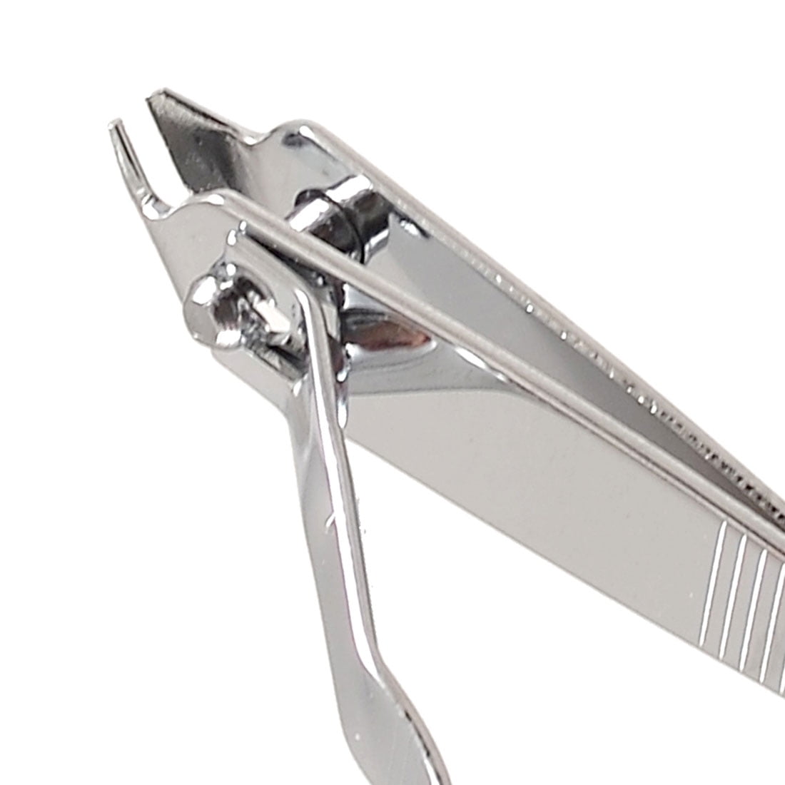 Unique Bargains Pointed Nail Trimmers Stainless Steel Slanted Toenail Cutters