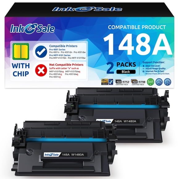Cartucho de tóner INK E-SALE 148A negro compatible con HP 148A