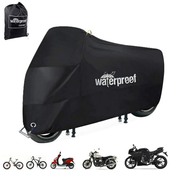 Waterproof Bicycle Cover, 79 x 43 inch Bike Dustproof Cover with Storage Bag, Portable Duty Bike Covers,Suitable for Outside Anti Dust Rain UV-Protection for Mountain Bike/E-Bikes/Motorcycle