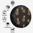 thumbnail image 6 of Kdxio Gold Glitter Pineapples for Tire Cover Wheel Protectors Tyre Covers Weatherproof Wheel Covers Universal Fit for Trailer Rv SUV Truck Camper Travel Trailers 15 inch, 6 of 8