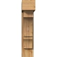 thumbnail image 2 of Ekena Millwork 8"W x 28"D x 36"H Balboa Block Rough Sawn Bracket w/ Offset Brace, Western Red Cedar, 2 of 25