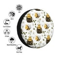 thumbnail image 4 of KLL Honey Bee Insect Pattern 14-17 inch Spare Tire Cover Universal Wheel Protector for Truck SUV Trailer Camping Rv Tire Covers-16 inch, 4 of 6