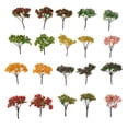 thumbnail image 1 of KAKOWELY 20pcs Plastic Trees Model Decorative Tree Adornment for DIY Landscape Crafts,2.56"X2.17"X1.57", 1 of 5