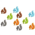 thumbnail image 1 of Paquete de 10 Colgadores de Silicona con Forma de Ardilla para Tazas, Soportes para Bolsitas de Té, Pinzas para Tazas, Decoración de Tazas., 1 of 7